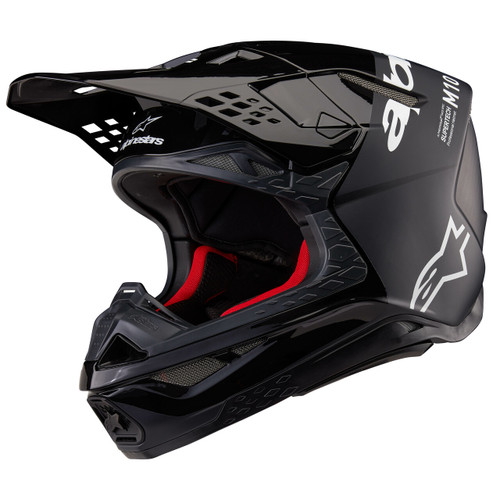 Alpinestars Supertech S M10 Flood Helmet – Black and Dark Grey, Medium