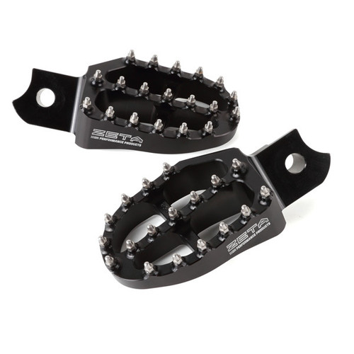 ZETA Aluminum Footpegs for Yamaha Black - Part Number ZE93-1633
