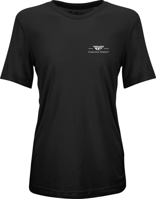 Fly Racing Women's Fly Motto Tee Black 2X - Comfortable Loose Fit T-Shirt