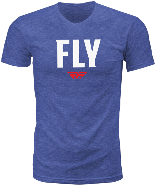 Fly Racing WFH Tee Royal Blue XL - Comfortable Crew Neck T-Shirt for Men