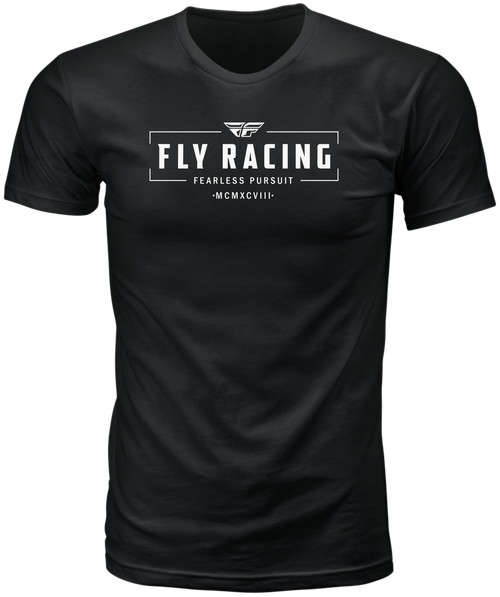 Fly Racing Fly Motto Tee Black XL - Premium Cotton and Polyester Blend for Comfort and Style