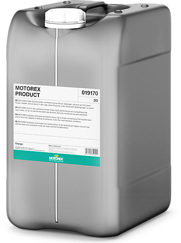 Motorex Racing Shock Oil 20L - High-Performance Damping Fluid with 3D Response Technology