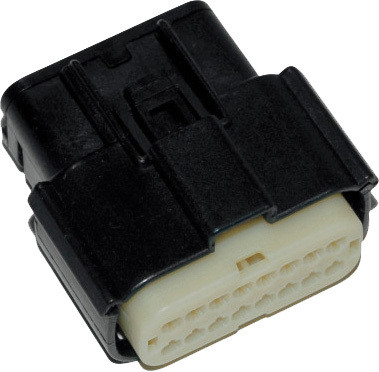 NAMZ Custom Cycle Molex MX-150 Series 16-Pin Female Connector for Fairing Harness - Black