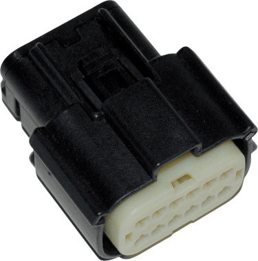 NAMZ CUSTOM CYCLE MX-150 Series 12-Pin Female Connector - Grey Main Harness HD72487 07BK Glide Mod