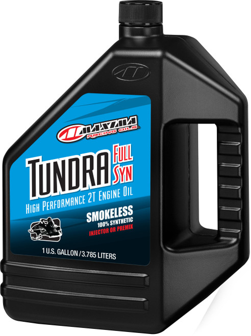 MAXIMA Tundra Snow Full Synthetic 2-Stroke Oil - 1 Gallon Bottle