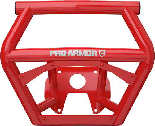 PRO ARMOR P199P360RD Rear Sport Bumper for UTVs - Red Polished Finish