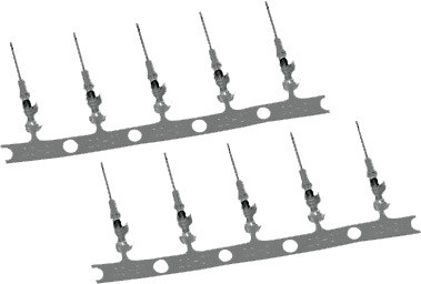 NAMZ Custom Cycle Deutsch DTM Series Connectors with Stamped Terminals, 100 Pack - Part #MDR-PINS