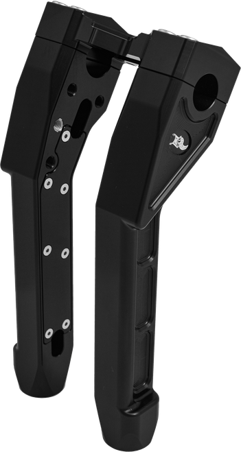 KENS FACTORY NL 1 1/8" X Riser 10" Pull Back Black for Motorcycles
