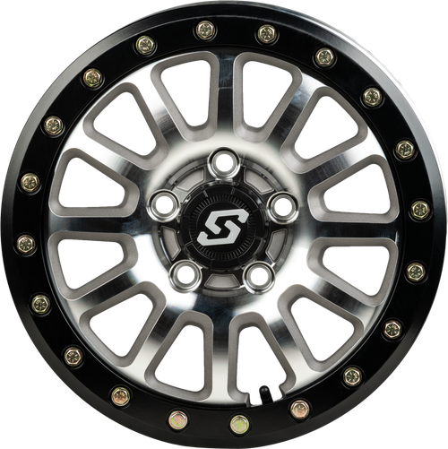 Sedona Sano Beadlock Wheel 15x7 Inches - Black/As Cast for ATV/UTV