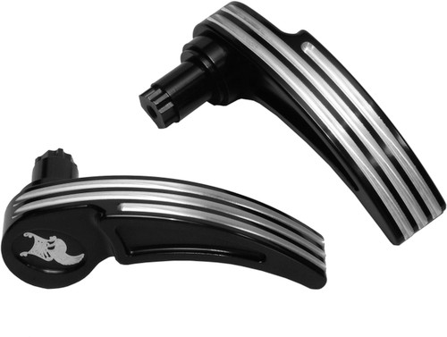 KENS FACTORY Nl Saddlebag Lever Contrast for FLH/Flt 2014-2025 – Part Number KFL-02