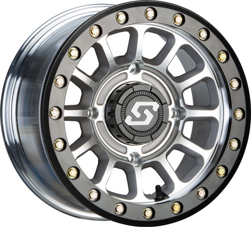 Sedona Sano Beadlock Wheel 14x7 – 4/156 Bolt Pattern, Black/As Cast Finish