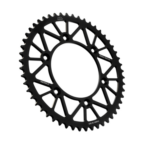 JT RaceLite Rear 52-Tooth Aluminum Sprocket for Husqvarna and KTM - Part JTA897.52BLK