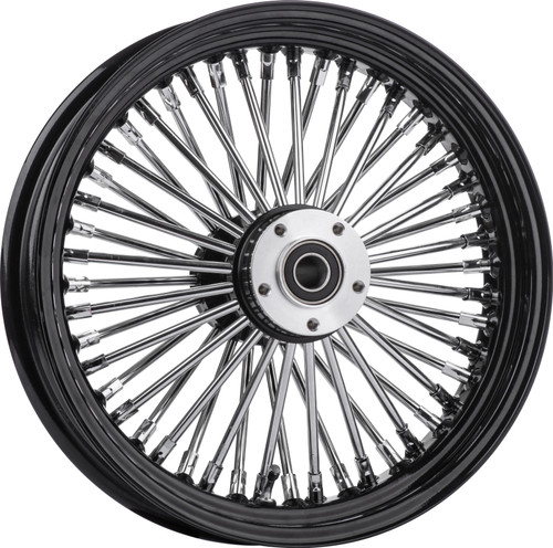 HardDrive 052-0259 16x3.5-inch Black and Chrome Spoked Wheel with XL Hub for Custom Rides