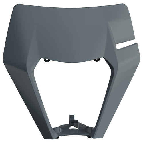 Polisport Headlight Mask for KTM - Nardo Grey, Part Number 8666800003