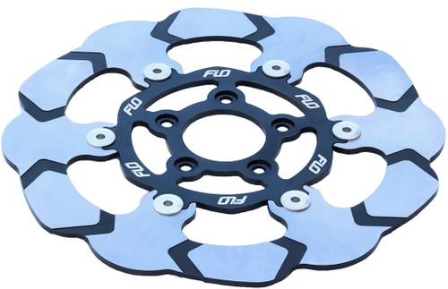 FLO Motorsports M/D Floating Rotor 11.5 inch Front with Red Finish - Part No. HD-900R