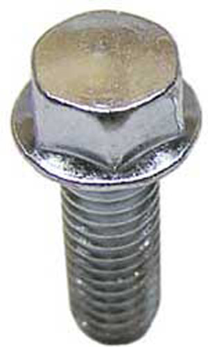 BOLT 8mm Hex Head Flange Bolts - 6x1.0x25mm, Pack of 10