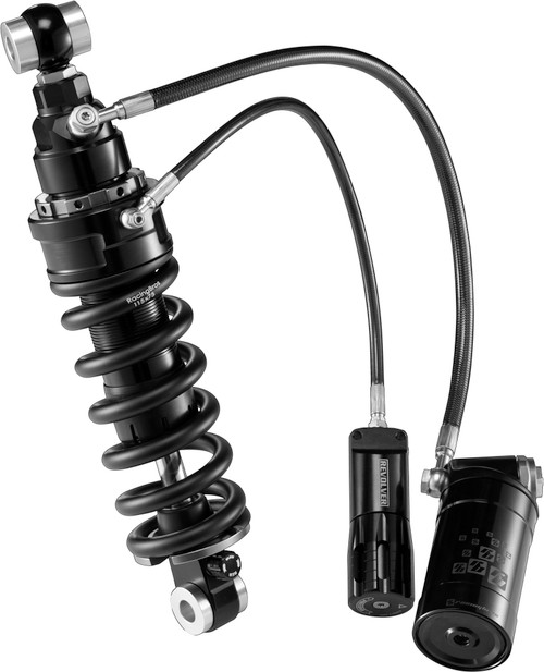 HardDrive R0800070 M8 Softail Remote Reservoir Shock 12.5 Inch with Preload Adjustment