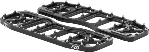 FLO MOTORSPORTS V5 Floorboards Black for Performance Bagger Builds