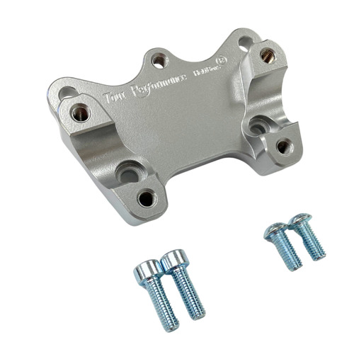HeliBars HR06189 Handlebar Risers Silver Tri for Enhanced Motorcycle Comfort and Handling