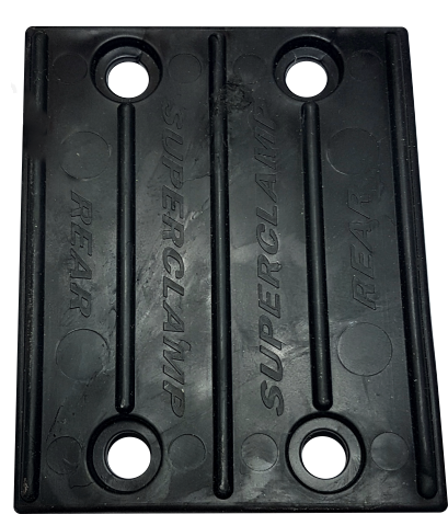SUPERCLAMP 7102 Rear Clamp Rubber Pads with Screws for Secure Mounting