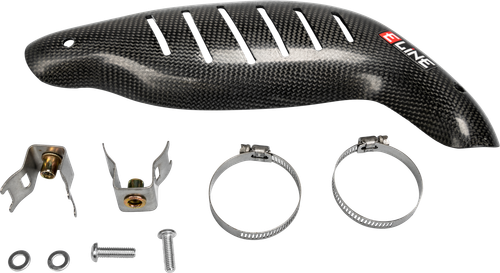 E-Line Accessories Carbon Fiber Heat Shield for KTM - Part MHS25017F