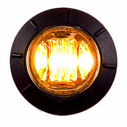 XTC Power Products Univ 3/4" Round T/S Light LED-AMB-3/4