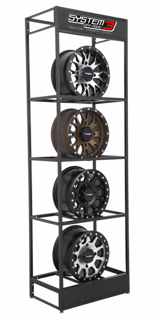 System 3 Sedona Wheel Display in Black - Part S3DISPLAY1