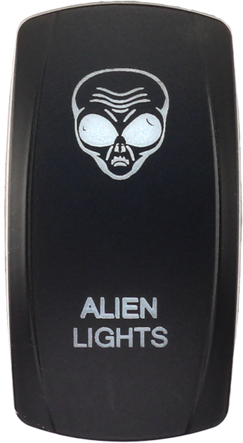 XTC Power Products SW00-00139043 Dash Switch Rocker Face Alien Lights