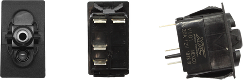 XTC Power Products Dash Switch Body Momentary Blue Bottom - Part Number SW12-NB000000