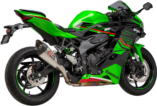 Yoshimura 14720BP520 Street AT2 SS with Carbon Fiber End Cap for Kawasaki