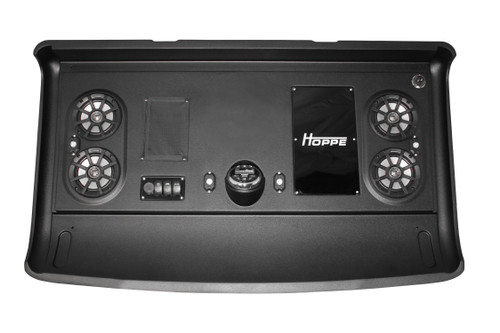 HOPPE HPKT-0081 Stereo Top 4 Speakers with Integrated LED Lighting and Audio System for Ranger Vehicles
