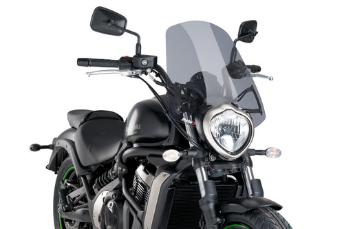 PUIG Windscreen Naked New Generation Touring Smoke for Kawasaki