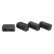 Caliber 23072-BK Bunk End Caps, 2x4 inch Black, Pack of 24
