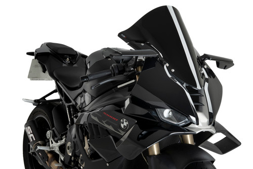 PUIG Windscreen R Racer for BMW - Model 3641N Black