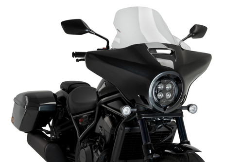 PUIG Windscreen Touring High Road Clear for Motorcycles Part #21545W