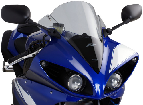 PUIG Windscreen Racing Smoke for Motorcycles - Part Number 4935H