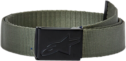 Alpinestars Ageless Web Belt Military/Black with Metal Clasp and Logo Detail