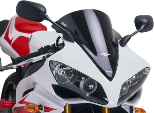 PUIG Windscreen Racing Dark Smoke for Motorcycles – Part Number 4365F