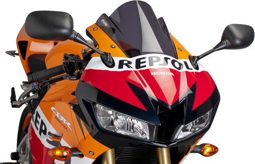 PUIG Windscreen Racing Dark Smoke for Motorcycles - Part 6478F