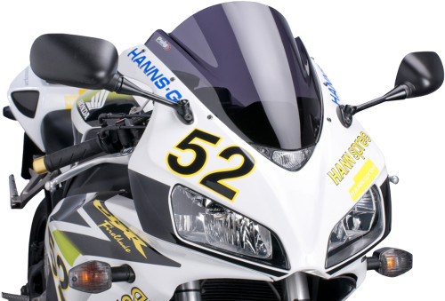 PUIG Windscreen Racing Dark Smoke Part 1665F for Motorcycles