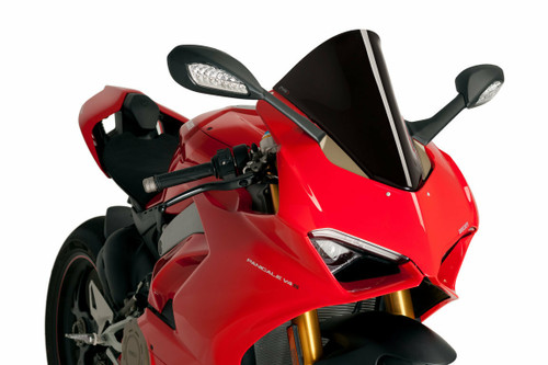 PUIG Windscreen Racing Black for Ducati - Part Number 9690N