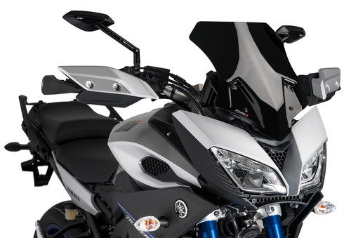 PUIG Windscreen Racing Black for Motorcycles - Part 7645N