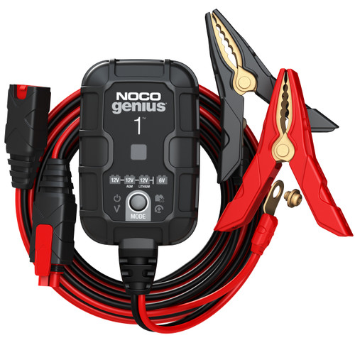 NOCO GENIUS Battery Charger 1 Amp - Versatile Lead Acid and Lithium-Ion Charging Solution