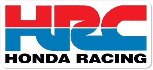 D-COR HRC Racing Decal 4-inch - Durable Vinyl Sticker for Motorsport Enthusiasts