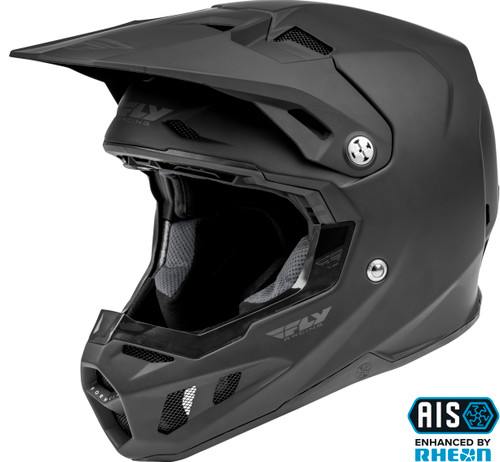 Fly Racing Formula CC Solid Helmet Matte Black XS - Model 73-4300XS