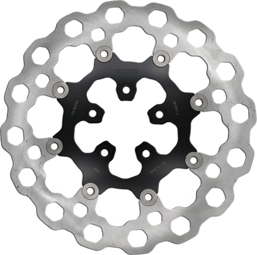 GBRAKES DF835FLQ 11.8-inch Floating Cubiq FR Black Brake Rotor
