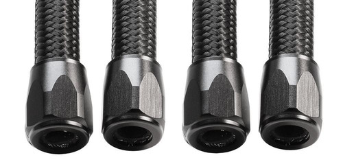 JAGG 22-JHF06-BK-4 Black Anodized 3/8-Inch Hose Finisher Set - 4 Pack