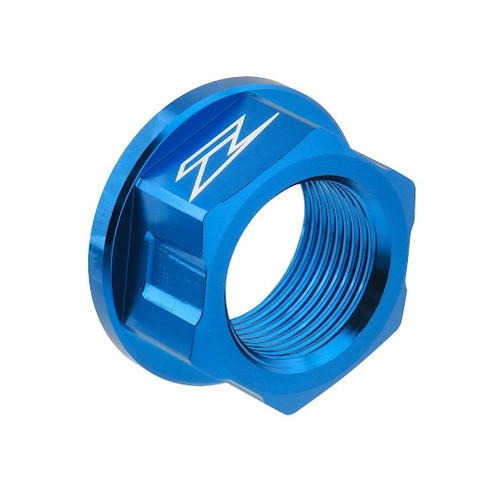 ZETA Axle Nut M22x30 P1.5 H18 H Blue for Motorcycle Wheel Hubs