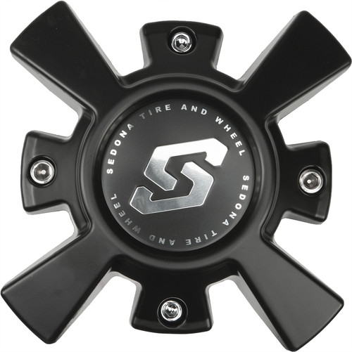 Sedona CPS-A81-B Riot Wheel Replacement Cap in Satin Black