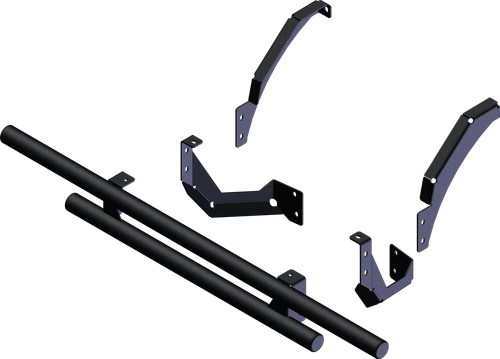 KFI Tube Bumper Rear - Part Number 102095 - Heavy-Duty Steel Construction for Pickup Trucks